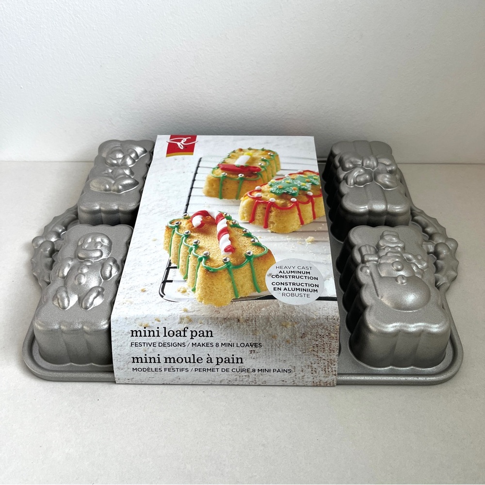 Brand New Festival Design Non-stick Mini Loaf Pan